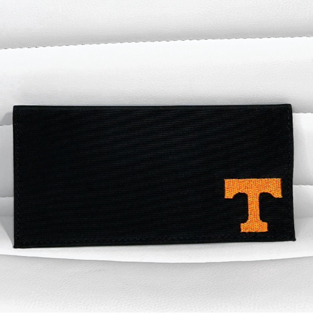 NWT Official University of Tennessee Wallet/ Checkbook holder in Black & Orange